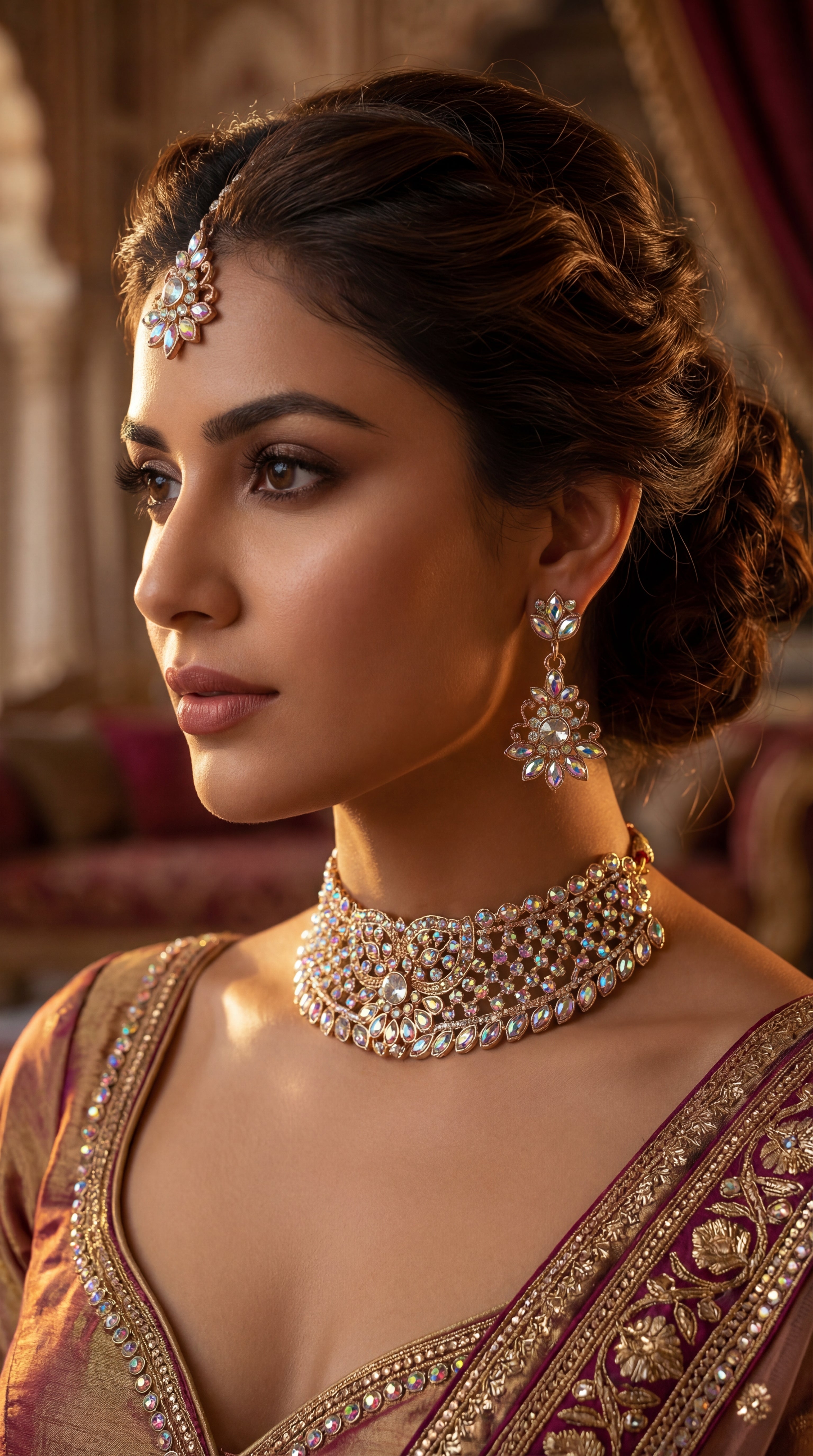 Premium -Finish Choker Jewellery Set